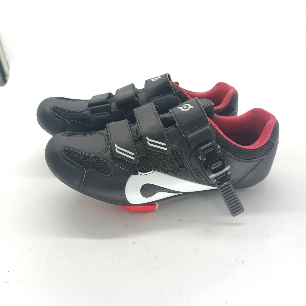 Peloton Cycling Shoes Black Red White Size 38 EU PL-SH-B-38 Indoor Bike s15